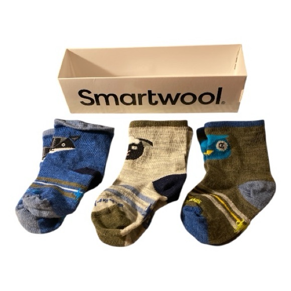 Smartwool Other - Smartwool Toddler Trio Socks- 1T-2T Winter moss